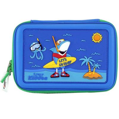 Smily Scented Hardtop Pencil Box, Blue