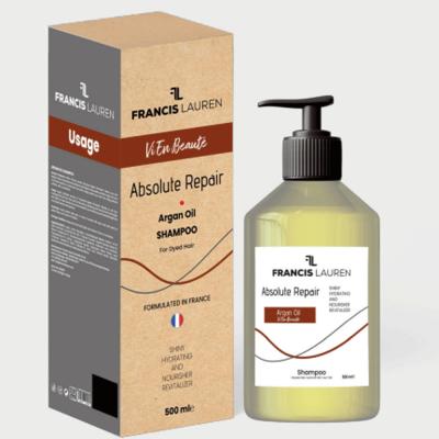 Francis Lauren Absolute Repair Argan Oil Hair Care Shampoo 500ml