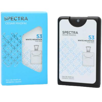 Spectra 53 White Mountain Pocket Perfume For Men, 18 ml