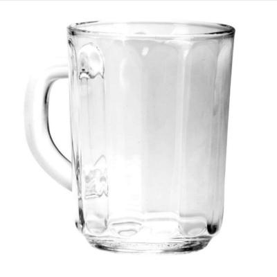 Delcasa 3-Piece Glass Cup Set With Handle Clear 8ounce DC1457