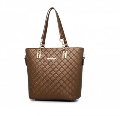 Generic 6 Pcs Design Shoulder Handbag Gold
