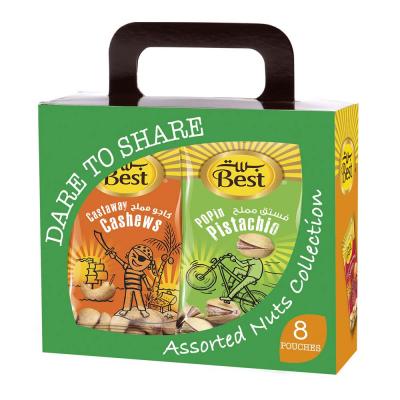 Best Of Snacks Dare to Share Assorted Nuts Collection Box, 8 Pouches Per Box, 111 Gm