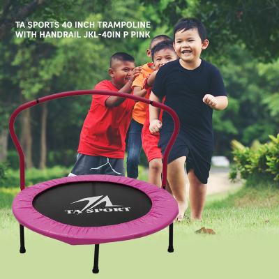 TA Sports 40 Inch Trampoline with Handrail JKL-40IN P Pink