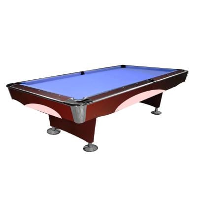 Knight KS-SPY8FT-BRN Shot Spyder Commercial Pool Table 8FT Brown With Ball Return System
