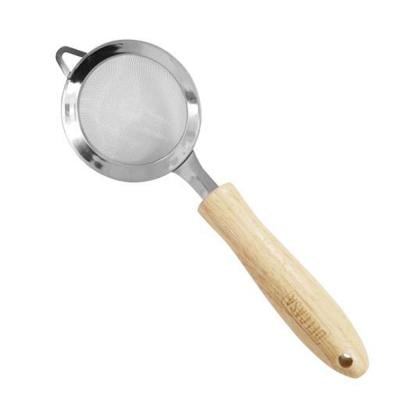 Delcasa DC2778 SS Strainer With Wooden Handle 1x72