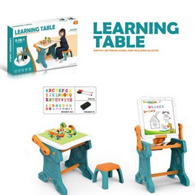 Ukr LT003 Learning Table Blocks And Easel Multicolor