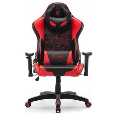 G-Max GMC-8073BR-S Gaming Chair Spider Design, Black and Red