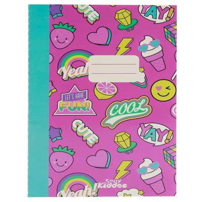 Smily A5 Lined Exercise Notebook Black, SK12006010
