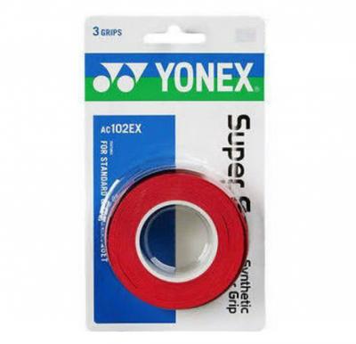 Yonex AC 102EX Super Grip, 3 Wraps (Wine Red)