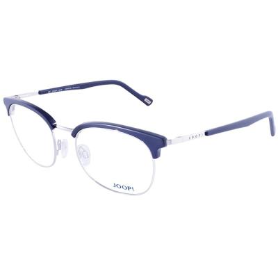 Joop 83237-6412 Clubmaster Shape Full Rim Eyeglass Frame Blue