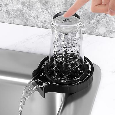 Drink Rinser Automatic Cup Washer Kitchen Sink Attachment Mug Washer for Bar