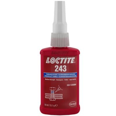 Loctite Henkel 243 Nut & Bolt Threadlocker, 50mL