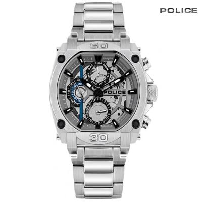 Police  Grey Stainless Steel  Chronograph Watch For Men, PL15472JS/13M