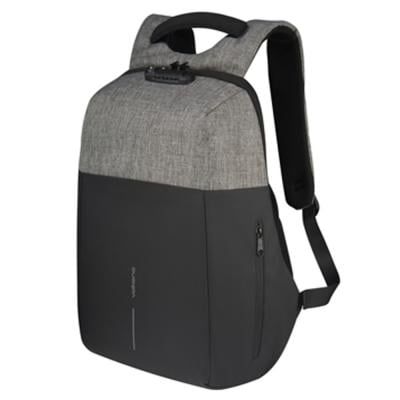 Kingsons Volkano Series Smart Deux Laptop Backpack Black Lt Grey, VK-7081-BKGR