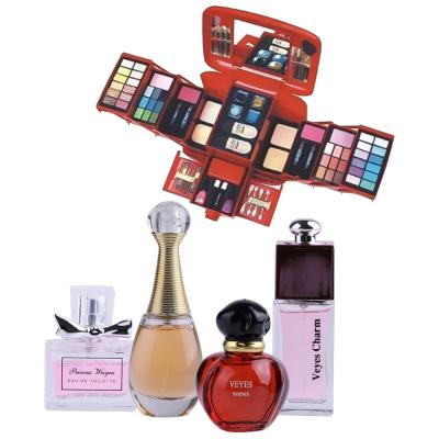 2 in 1 Ladies Beauty Pack Lchear Makeup Kit and 4 Piece Perfume Set