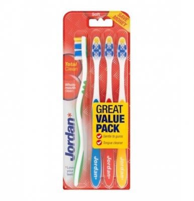 Jordan Toothbrush Total Clean Soft 4pcs