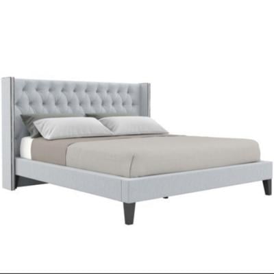 5 Star FSF-Bed617253-01 Noa Upholstered Bed Super king with Spring Mattress Grey