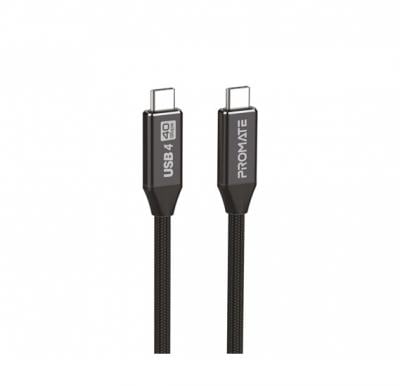 Promate USB4 Cable with UHD 8k 60hz 240W PD 40Gbps Data Sync and Thunderbolt 4 Compatibility, PrimeLinkC40-2M