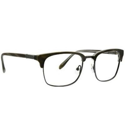 Badgley Mischka BM JENSEN OLVE Olive Mens Jensen Rectangular Eyeglasses Frame, 781096542338