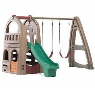 Backyard Discovery Naturally Playful Playhouse Climber & Swing Extension