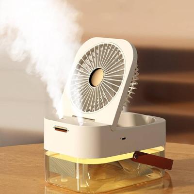 Humidifier for Bedroom 2.5L Dual Spray 3in1, Top Fill Cool Mist Quiet Ultrasonic USB Air Humidifier for Large Room, Home, Baby, Cordless Portable Humidifier with Fan, LED, Easy to Clean