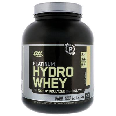 Optimum Nutrition Platinum Hydro Whey Protein Powder 3.5LBS, Velocity Vanilla