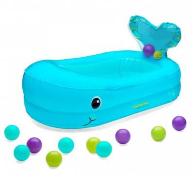 Infantino Whale Bubble Ball Inflatable Bath Tub IN205016