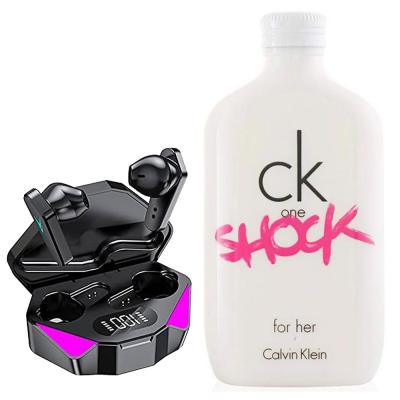 2 in 1 Offer HICITI Wireless Gaming Headphones For PUBG Fortnite Mobile, Black and Calvin Klein One Shock EDT 100ml For Women