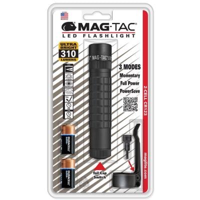 Maglite SG2LRE6 Mag Tac LED Flashlight 310 Lumens Light Output Black
