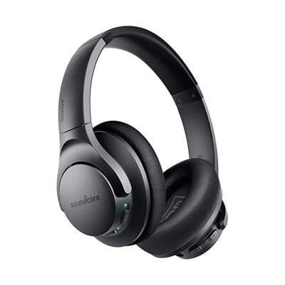 Anker Soundcore 8456473220773 Life Q20 Hybrid Active Noise Cancelling Headphones Wireless Over Ear Bluetooth Headphones 40h Playtime Hi Res Audio Deep Bass Memory Foam Ear Cups For Travel Home Office