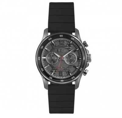 Lee Cooper LC06844.061 Men Multi Function Black Dial Watch