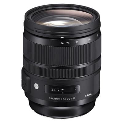 Sigma 24 To 70mm f 2.8 DG OS HSM Art Lens for Nikon And Canon Black