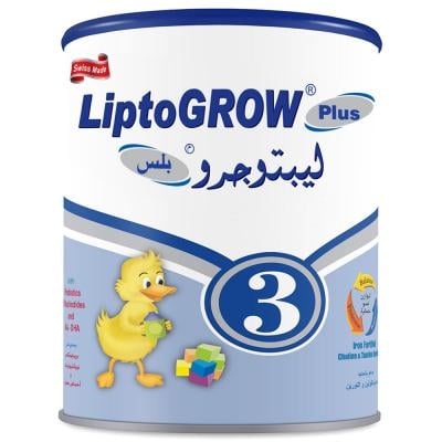 Liptogrow Plus 3 LPS.13183305 Toddler Milk Formula 1 to 4 years 400 gm, White