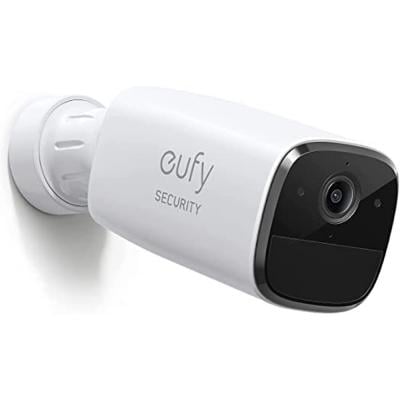 Eufy Security T8131321 SoloCam E40 Wireless Outdoor Security Camera Wi Fi Advanced AI Person Detection Two-Way Audio No Monthly Fee White with Black