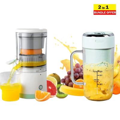 2 IN 1 Combo Offer Portable Power Citrus with Portable Mixer Smoothie Maker Blenders