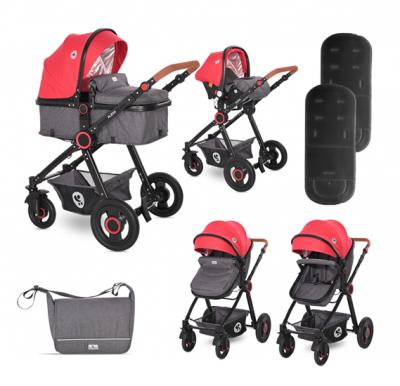 Lorelli Premium 10021292193 Baby Stroller Alexa Set Cherry Red