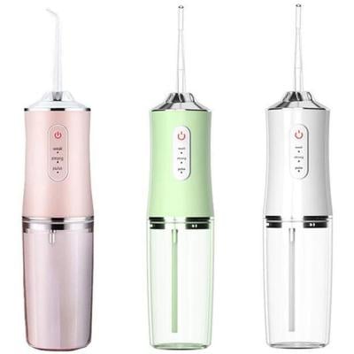 HTC Ultrasonic Portable Oral Cleaning Irrigator Assorted Colours Multicolor