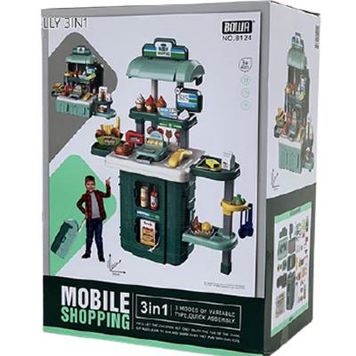 Mobile Shopping 3 in 1 Trolly 8124, Green