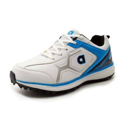 Apacs AP02 Cricket Shoes White or Royal Blue