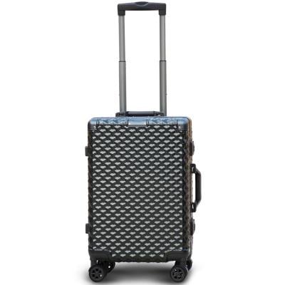 Zap TBAD10GY31 Carry On Travel Luggage with 360 Degree Spinner Wheels 20inch 10 Kg Grey