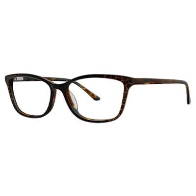 XOXO XO TRIESTE BRWN LEOP Brown Leopard Womens Acetate Trieste Rectangular Eyeglasses Frame 781096542390
