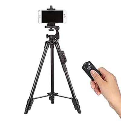 Portable Tripod Stand With Remote Shutter VCT-5208 Black