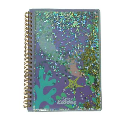 Smily Kiddoos Twinkle Metallic Spiral Notebook, Purple