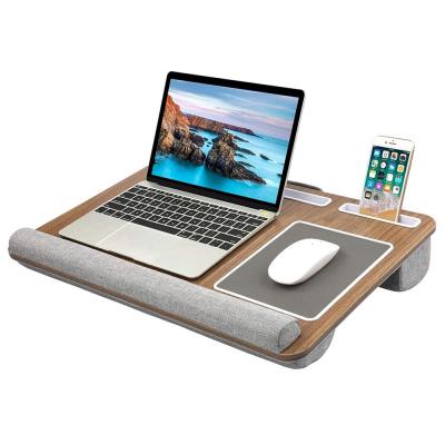 Lap Desk Fits up to 17 inches Laptop Desk, Built in Mouse Pad and Wrist Pad