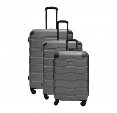 TravelWay RMX1-3 Lightweight Luggage Set Grey Travel Bag