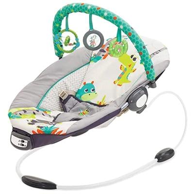 Mastela Baby Bouncer For Newborn To Toddler 6+ Month Grey