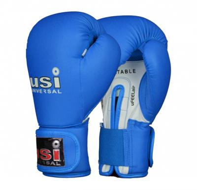 Karate Gloves Pu R-Blue, 36090003-101