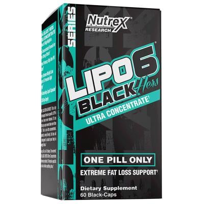 Nutrex Research Lipo-6 Black Hers UC 60 Liquid Capsules, 