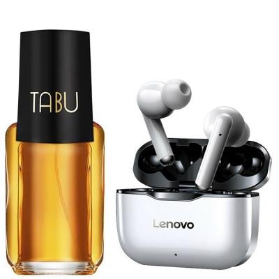Buy Dana Tabu for Women 2.3 oz EDC Spray and Get Lenovo LP1 Live Pod Wireless Bluetooth Earphone