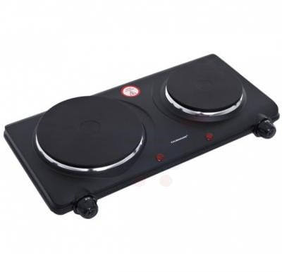 Olsenmark 2500W Double Burner Electric Hot Plate For Flexible Precise Table Top Cooking